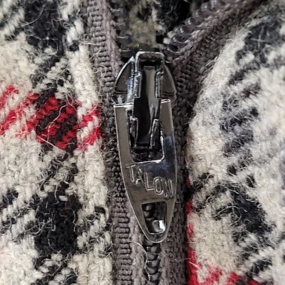 Vintage 80s Wool Plaid Pants Womens 14 34x28 Heavyweight - Picture 9 of 16